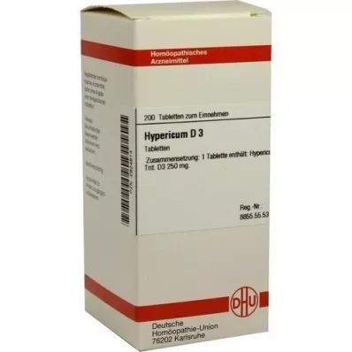 HYPERICUM D 3 tablet, 200 adet HYPERICUM D 3 tablet, 200 adet