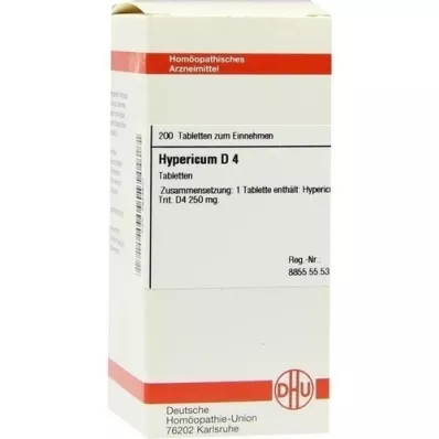 HYPERICUM D 4 tablet, 200 adet