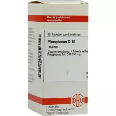PHOSPHORUS D 10 tablet, 80 adet PHOSPHORUS D 10 tablet, 80 adet