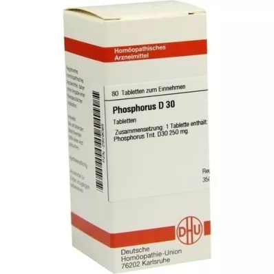 PHOSPHORUS D 30 tablet, 80 adet PHOSPHORUS D 30 tablet, 80 adet