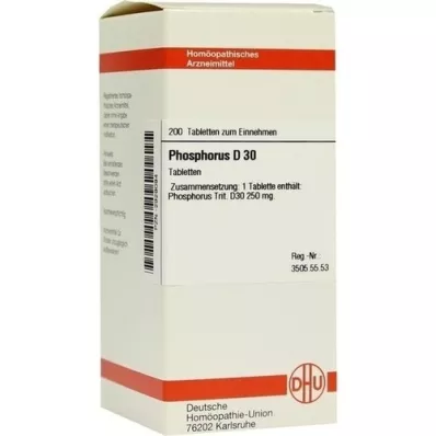 PHOSPHORUS D 30 tablet, 200 adet