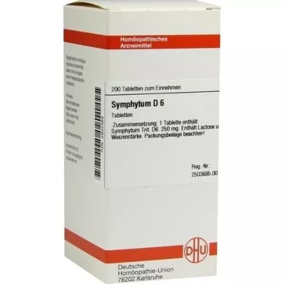 SYMPHYTUM D 6 tablet, 200 adet SYMPHYTUM D 6 tablet, 200 adet