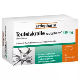 TEUFELSKRALLE-RATIOPHARM Film kaplı tabletler, 50 adet