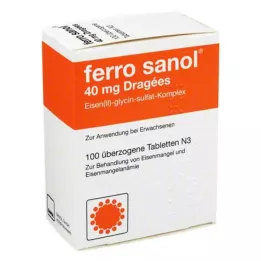 FERRO SANOL kaplamalı tabletler, 100 adet