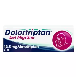 DOLORTRIPTAN migren için film kaplı tabletler, 2 adet