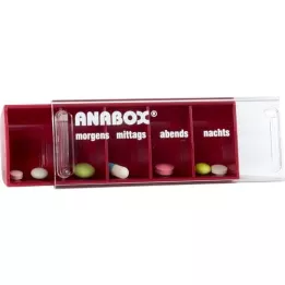 ANABOX Günlük kutu kırmızı, 1 adet