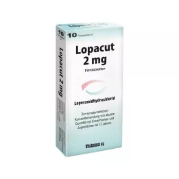 LOPACUT 2 mg film kaplı tabletler, 10 adet