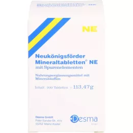 NEUKÖNIGSFÖRDER Mineral tabletler NE, 200 adet