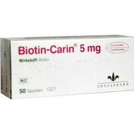 BIOTIN-CARIN 5 mg tablet, 50 adet
