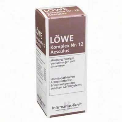 LÖWE KOMPLEX No.12 Aesculus damlaları, 100 ml LÖWE KOMPLEX No.12 Aesculus damlaları, 100 ml