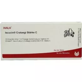 ISCUCIN crataegi Strength C Ampuller, 10X1 ml
