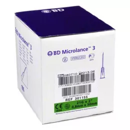 BD MICROLANCE Kanül 21 G 2 0,8x50 mm, 100 adet