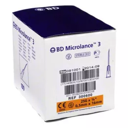 BD MICROLANCE Kanül 25 G 5/8 0,5x16 mm, 100 adet