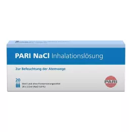 PARI NaCl inhalasyon solüsyonu ampulleri, 20X2,5 ml