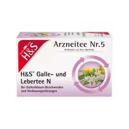 H&S Safra ve Karaciğer Çayı N Filtre Torbaları, 20X2,0 g