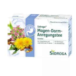 SIDROGA Gastrointestinal Uyarıcı Çay Filtre Poşetleri, 20X2,0 g