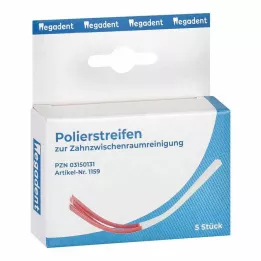 POLIERSTREIFEN Diş arası temizliği için, 5 adet