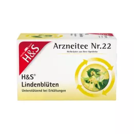 H&S Linden Blossom Çay Filtre Poşetleri, 20X1,8 g