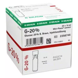 GLUCOSE %20 B.Braun Mini Plasco connect Enjeksiyon-Lsg., 20X10 ml