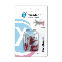 MIRADENT Interd.Pic-Brush yedek fırça x-large bordo, 12 adet