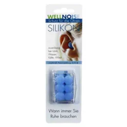 WELLNOISE Kulak tıkacı mavi blister, 3X2 adet