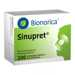 SINUPRET kaplamalı tabletler, 200 adet