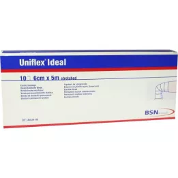 UNIFLEX ideal bandaj 6 cmx5 m beyaz gevşek, 10 adet
