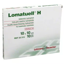 LOMATUELL H Merhem tül 10x10 cm steril, 10 adet