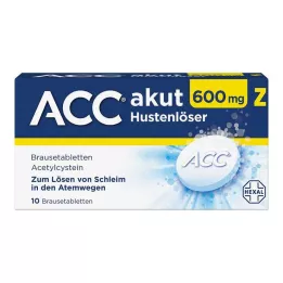 ACC akut 600 Z öksürük balgam söktürücü efervesan tablet, 10 adet