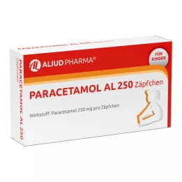 PARACETAMOL AL 250 Bebek Fitili, 10 adet