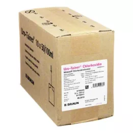 URO TAINER Klorheksidin çözeltisi, 10X100 ml