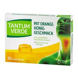 TANTUM VERDE Portakal-bal aromalı 3 mg pastil, 20 adet