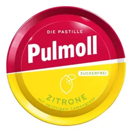 PULMOLL Limon şekersiz şekerler, 50 gr