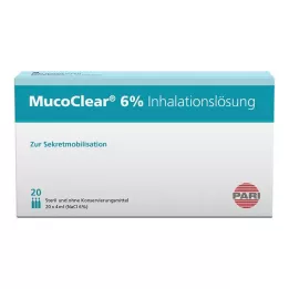 MUCOCLEAR %6 NaCl inhalasyon solüsyonu, 20X4 ml