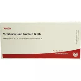 MEMBRANA sinüs frontalis GL D 6 ampul, 10X1 ml