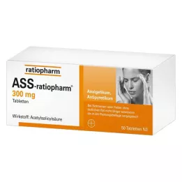 ASS-ratiopharm 300 mg tablet, 50 adet