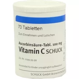 ASCORBINSÄURE Tablo 100 mg C vitamini, 70 adet