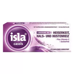 ISLA CASSIS Pastiller, 30 adet