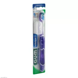 GUM Technique orta boy kompakt diş fırçası, 1 adet