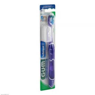 GUM Technique orta boy kompakt diş fırçası, 1 adet GUM Technique orta boy kompakt diş fırçası, 1 adet