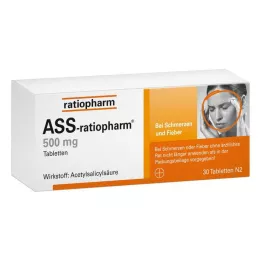 ASS-ratiopharm 500 mg tablet, 30 adet