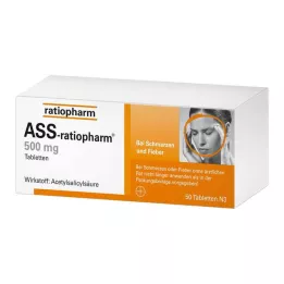 ASS-ratiopharm 500 mg tablet, 50 adet