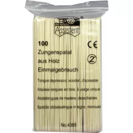AHŞAP AĞIZ SPATELLA, 100 adet