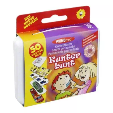 KINDERPFLASTER Renkli, 50 parça KINDERPFLASTER Renkli, 50 parça