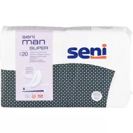 SENI Erkek idrar kaçırma pedi süper, 20 parça