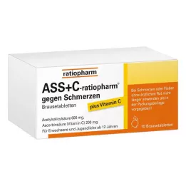 ASS + C-ratiopharm ağrıya karşı efervesan tablet, 10 adet
