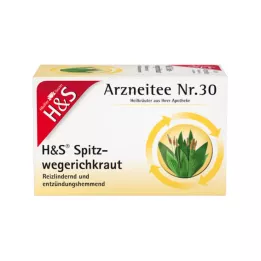 H&S Nervürlü ot filtre torbaları, 20X1,5 g