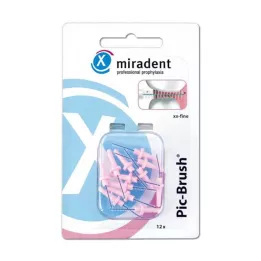 MIRADENT Interd.Pic-Brush yedek fırçası xx-fine pembe, 12 adet