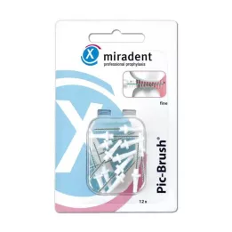 MIRADENT Interd.Pic-Brush yedek fırça ince beyaz, 12 adet