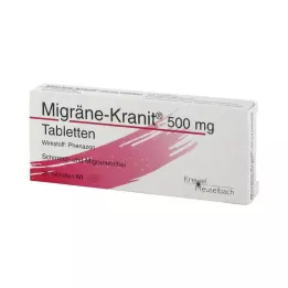 MIGRÄNE KRANIT 500 mg tabletler, 20 adet